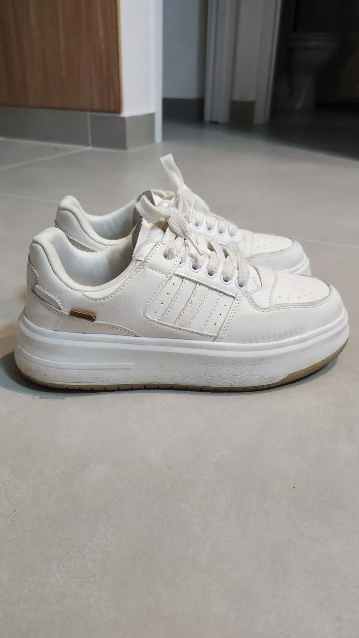 Tênis Anacapri plataforma branco - Foto 4