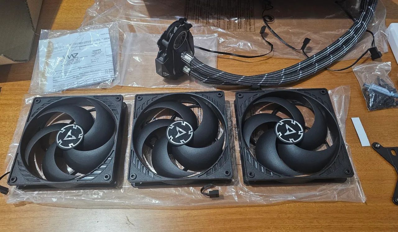 Watercooler Arctic Liquid Freezer Ii 420 Cpu Aio Intel E Amd - Foto 5