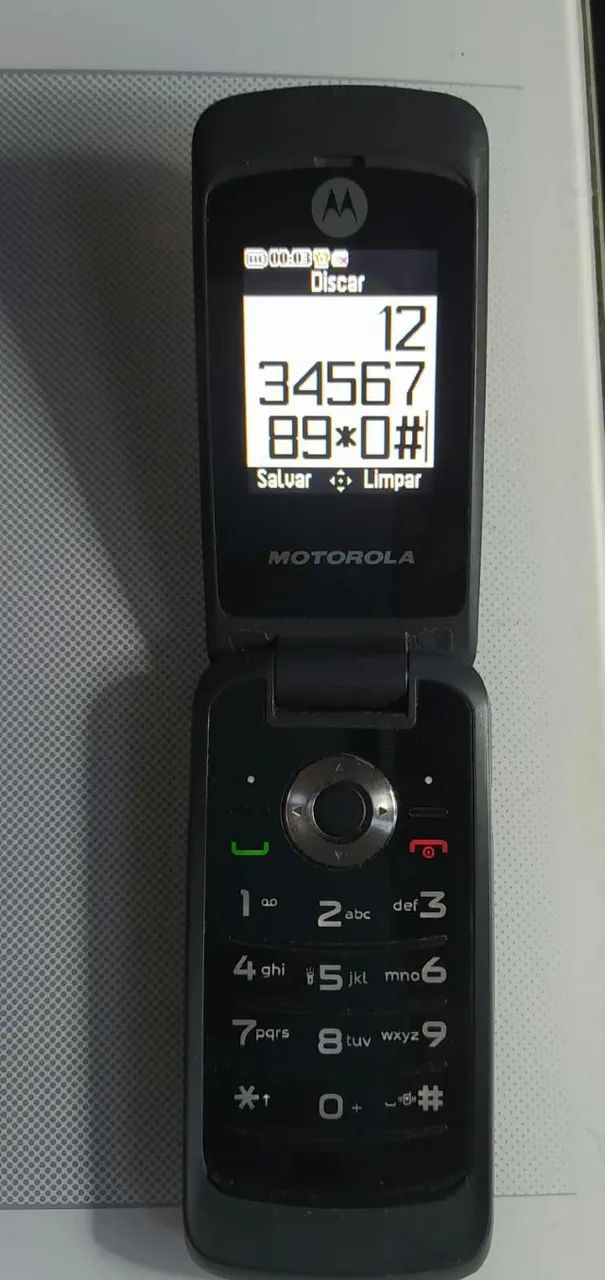  MOTOROLA WX295 PRETO  - RARIDADE!  CELULAR  ANOS  2010 - Foto 2