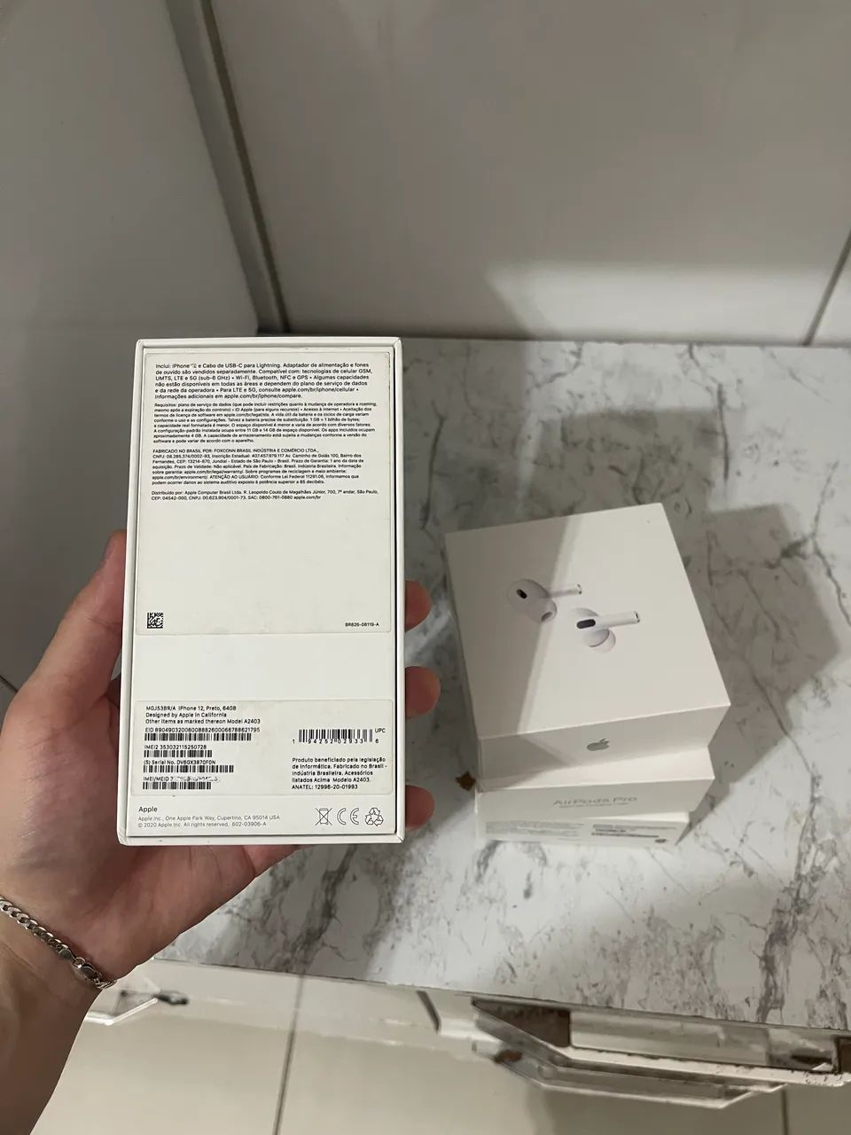 Caixa iPhone 12 e 3 AirPods Pro - Foto 5