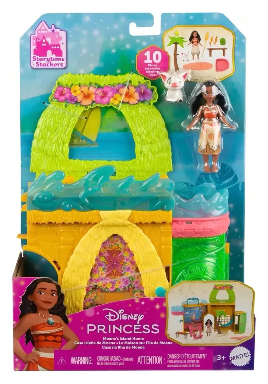 Moana Conjunto de bonecas Disney Moana Island Storytime Stackers