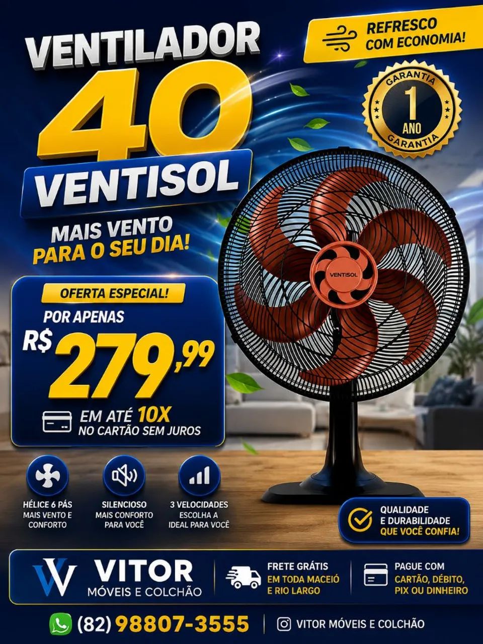 OFERTAS DE VERTILADOR 40 CM 