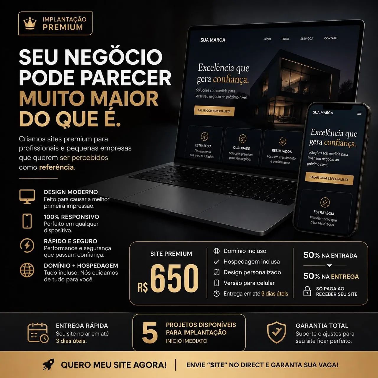 CRIAMOS SITE PARA SUA EMPRESA 