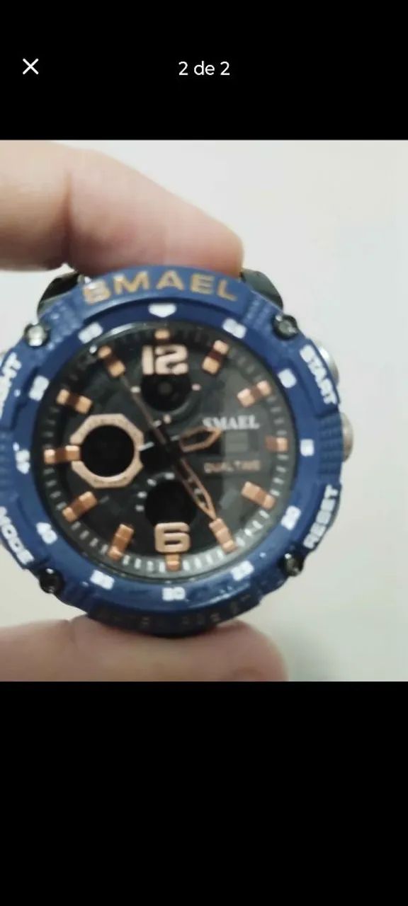 Relógio smael azul original 30,00 - Foto 2