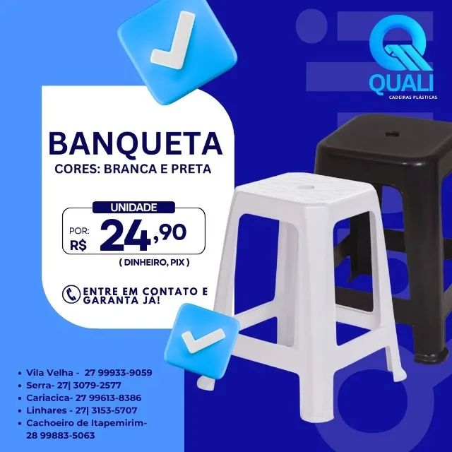 BANQUETA SUPER FORTE ATE 100KG
