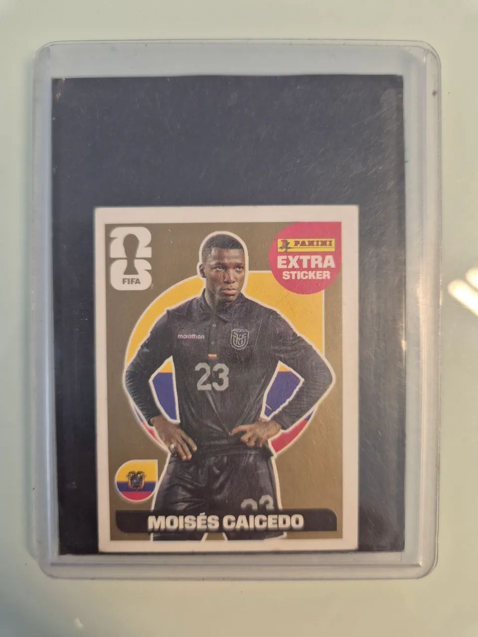 Figurinha Legend Moisés Caicedo Ouro - Foto 2