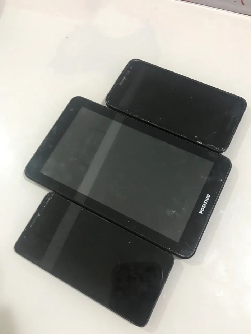 Celular e tablete funcionando