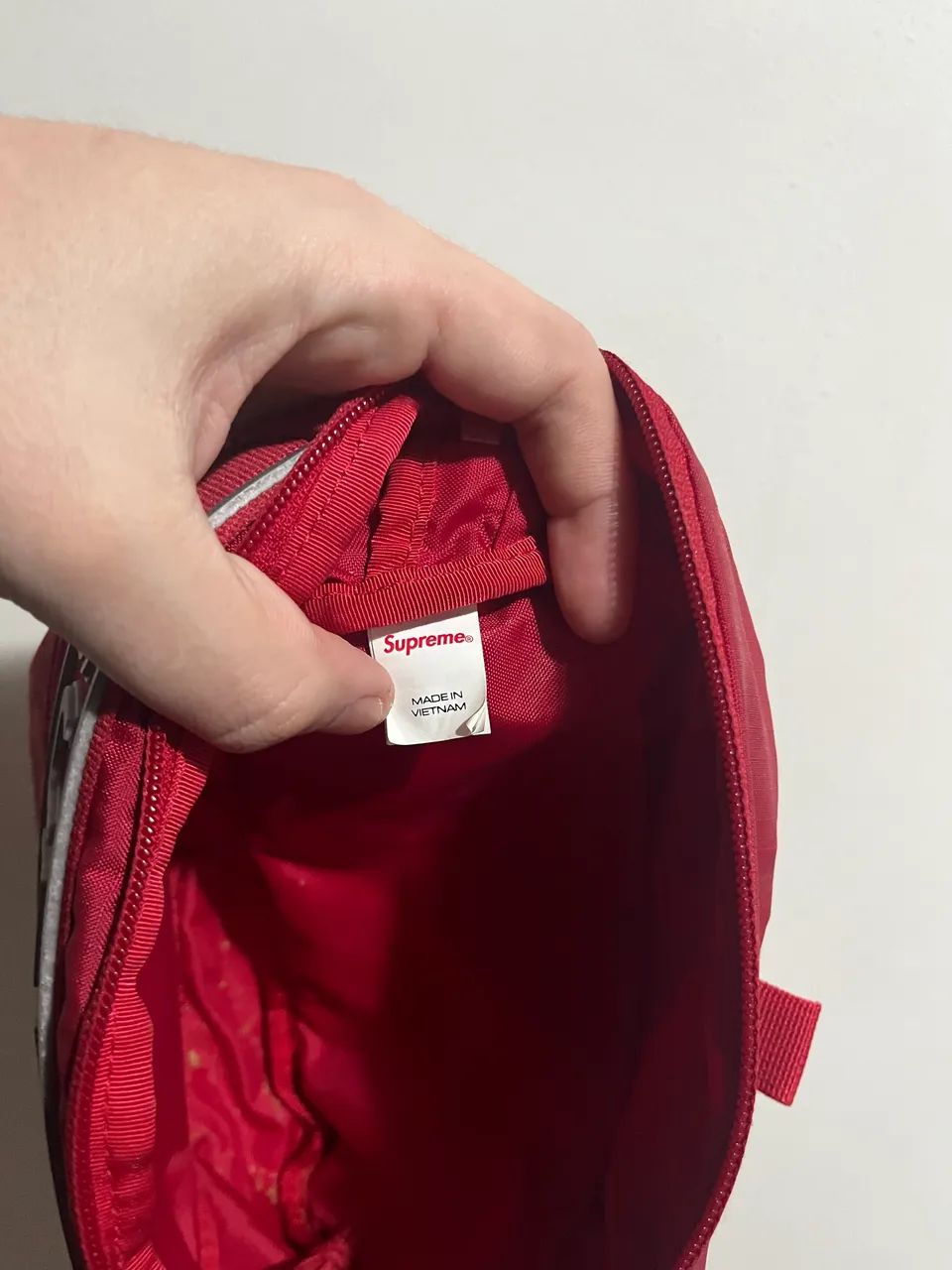 Waist Bag Supreme Logo Red - Foto 2