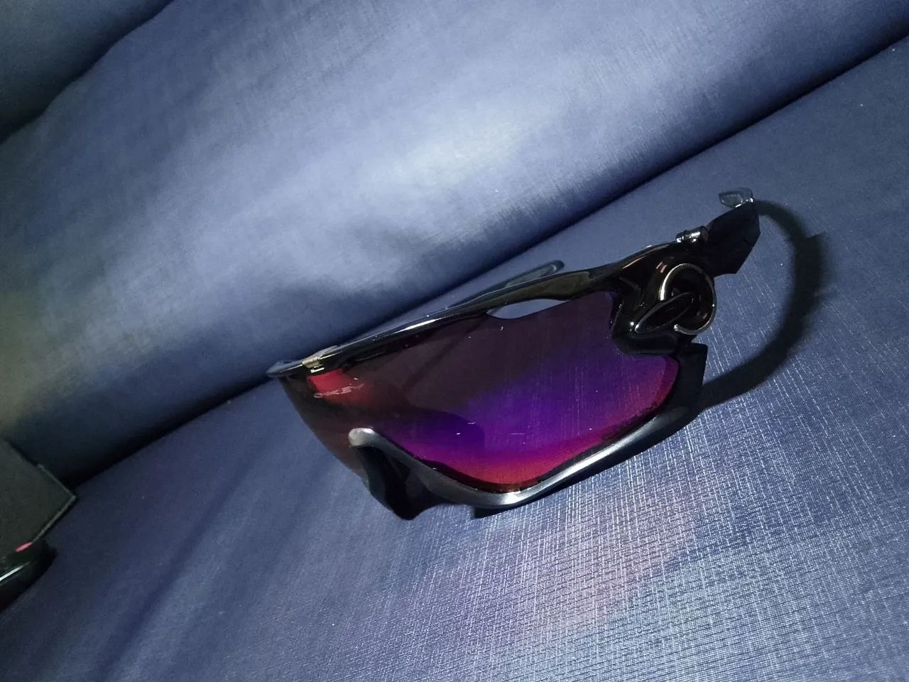 Óculos de Sol Oakley Jawbreaker Preto Com Proteção UV - Foto 4