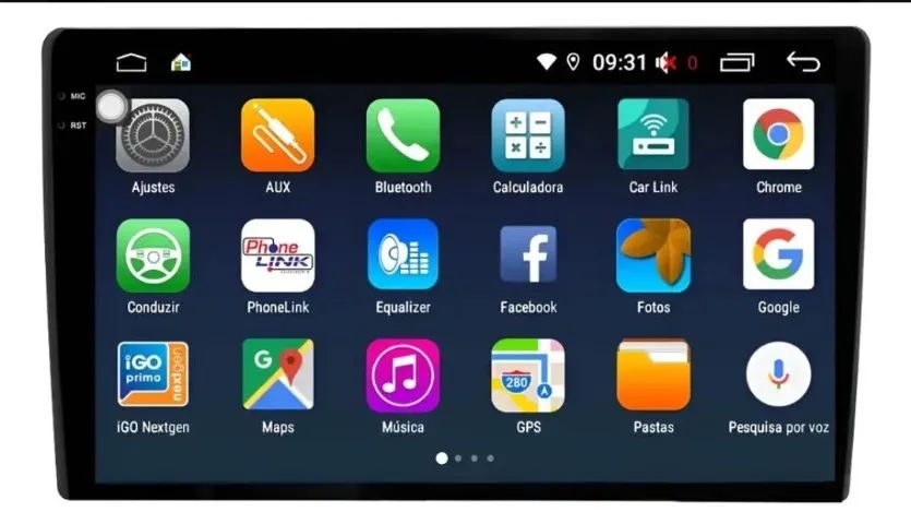 Multimídia Para Carro 9' Aikon Carplay 