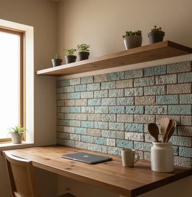 TIJOLINHO DE VIDRO - ARTE, TEXTURA E BRILHO ARTESANAL!