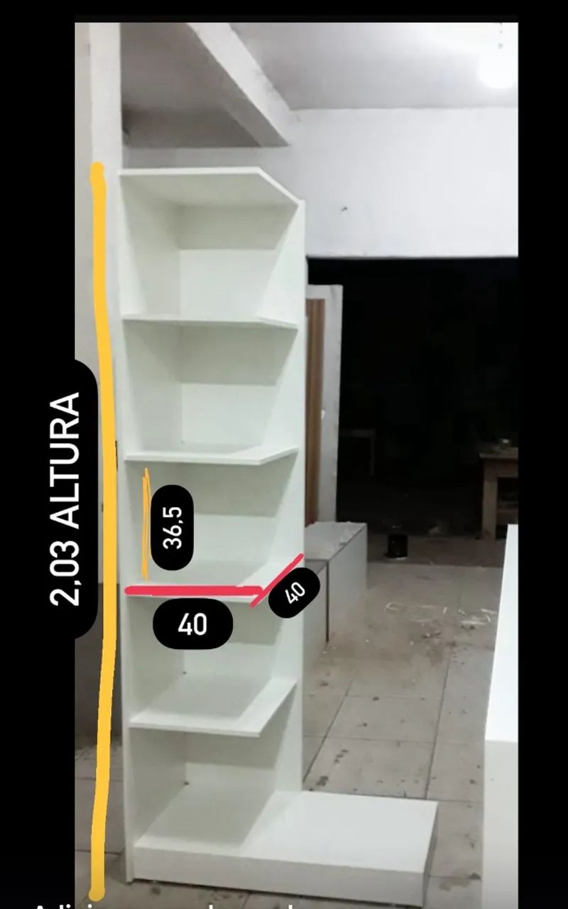 base com gavetas 2 manequins  estante para loja - Foto 2