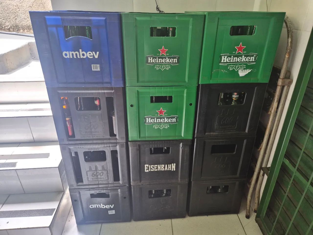 Engradados para cerveja