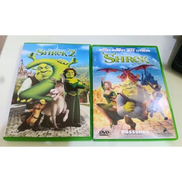 Box DVD Shrek A Historia Até Agora Volume 1 e 2 - Foto 3