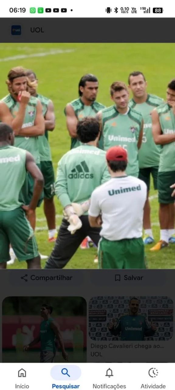 AGASALHO DE TREINO DO FLUMINENSE ADIDAS - Foto 3
