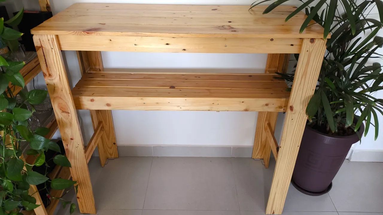 Mesa/Banco em palete - Foto 2