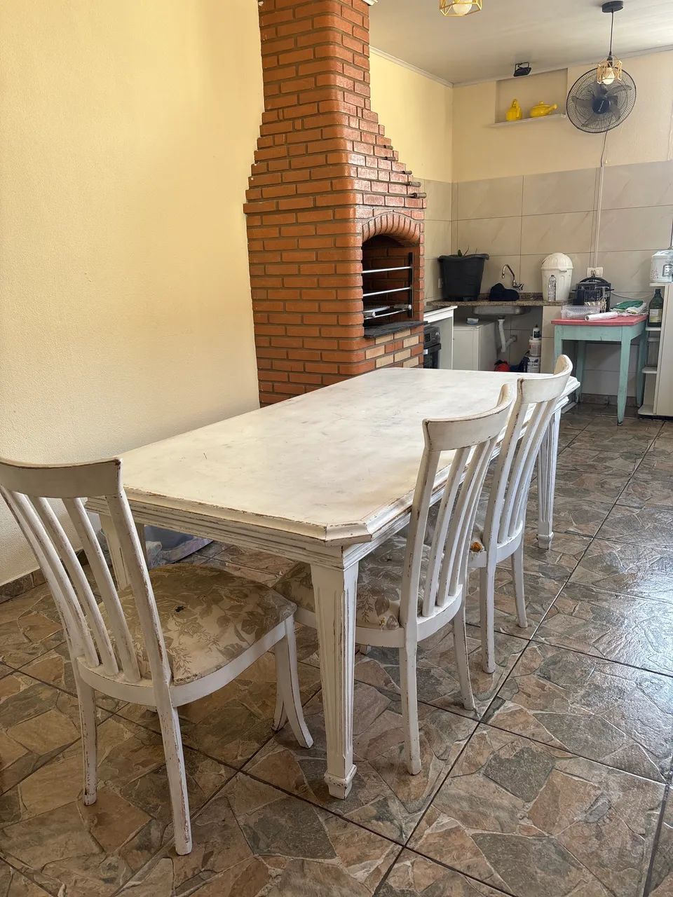 Mesa provençal 8 cadeiras 