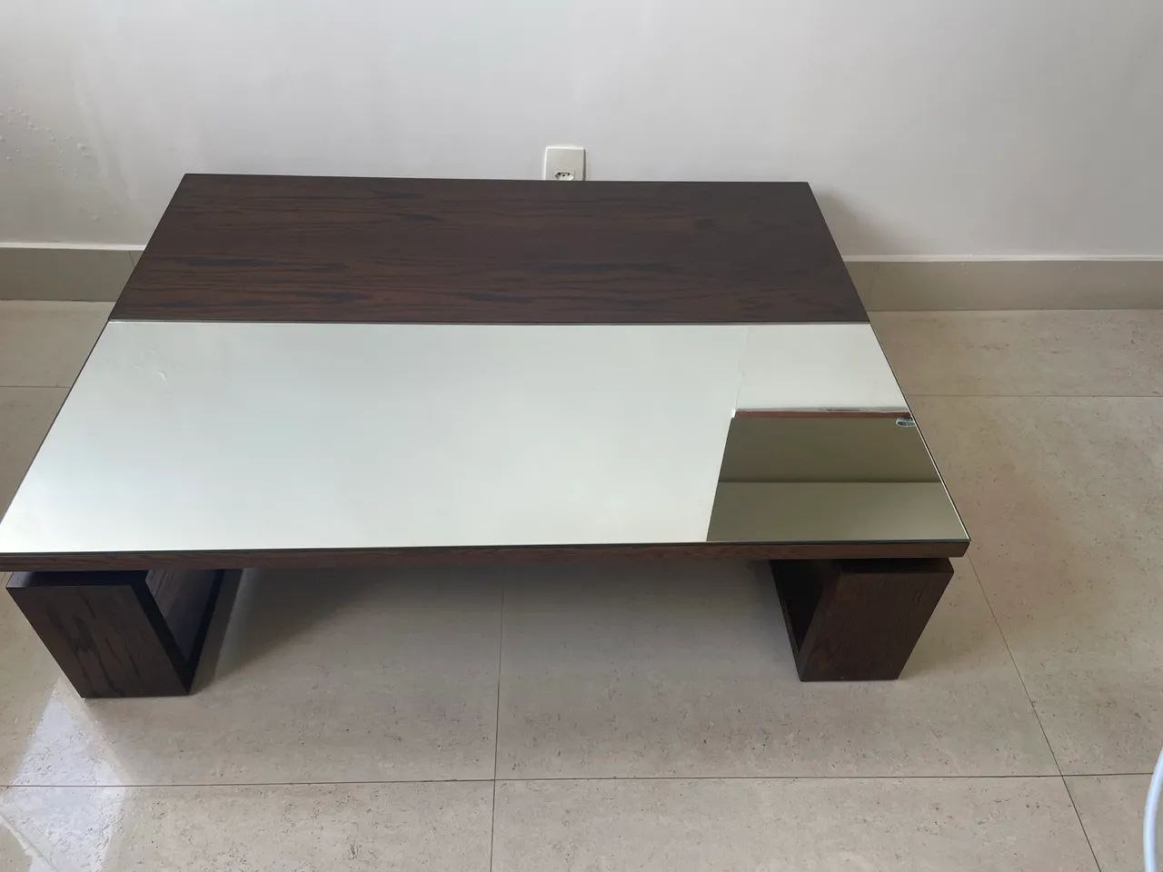 MESA DE CENTRO MADEIRA MACIÇA  - Foto 2