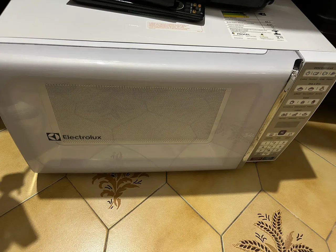 Microondas estragado 34l Eletrolux 