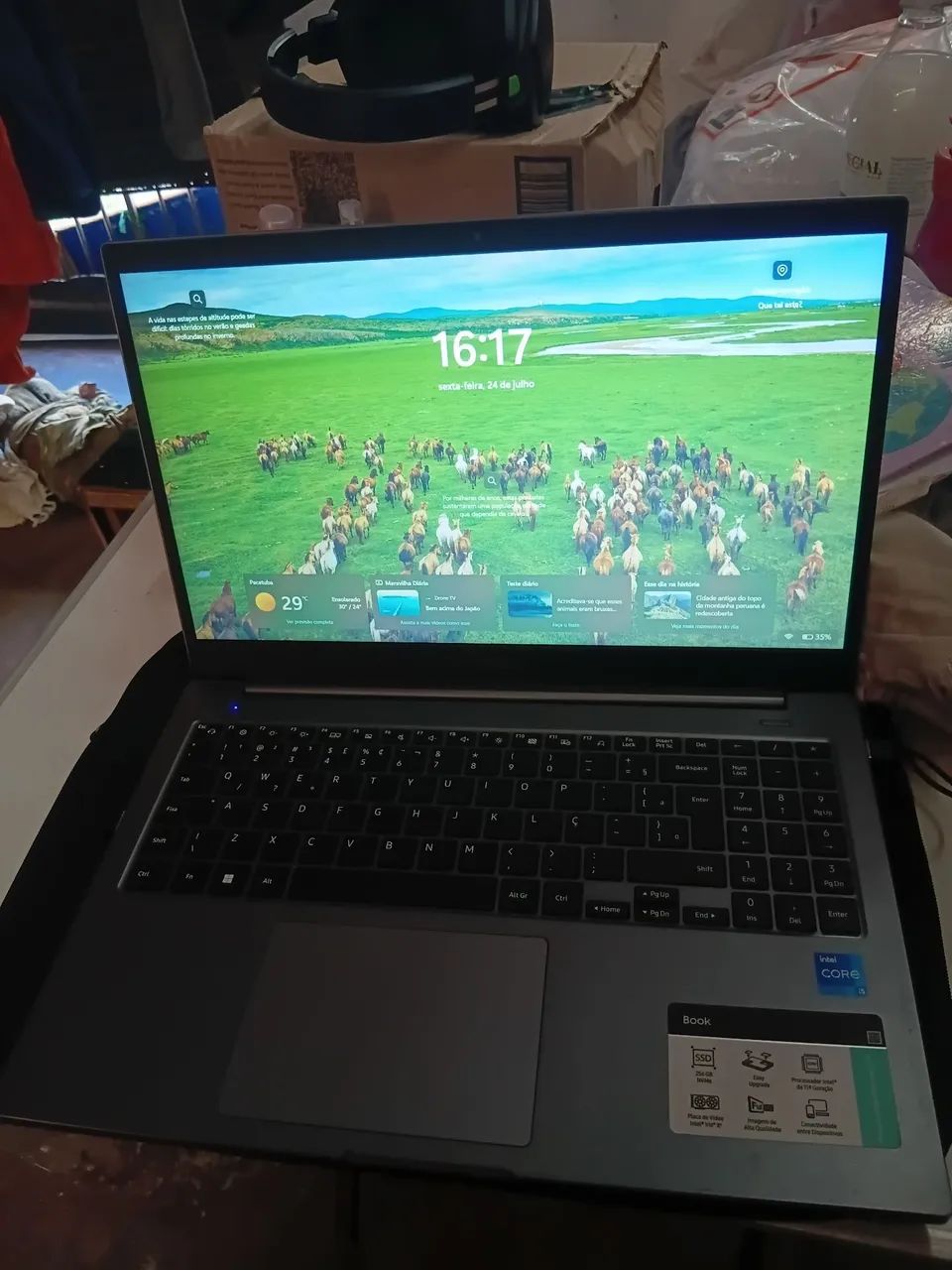 Vendo notebook Samsung sem novo usado  - Foto 3