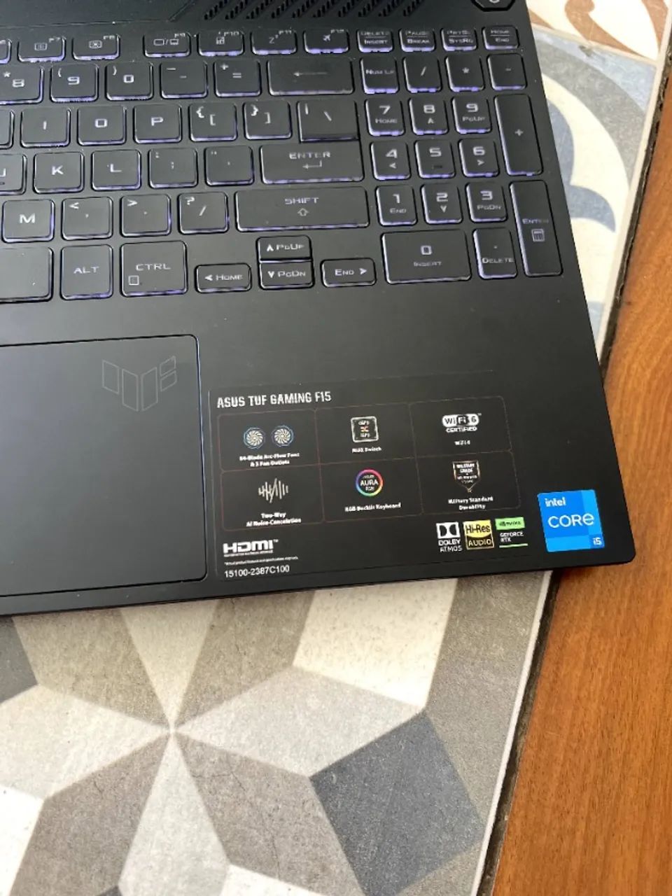 Notebook ASUS TUF Gaming F15 - Foto 3