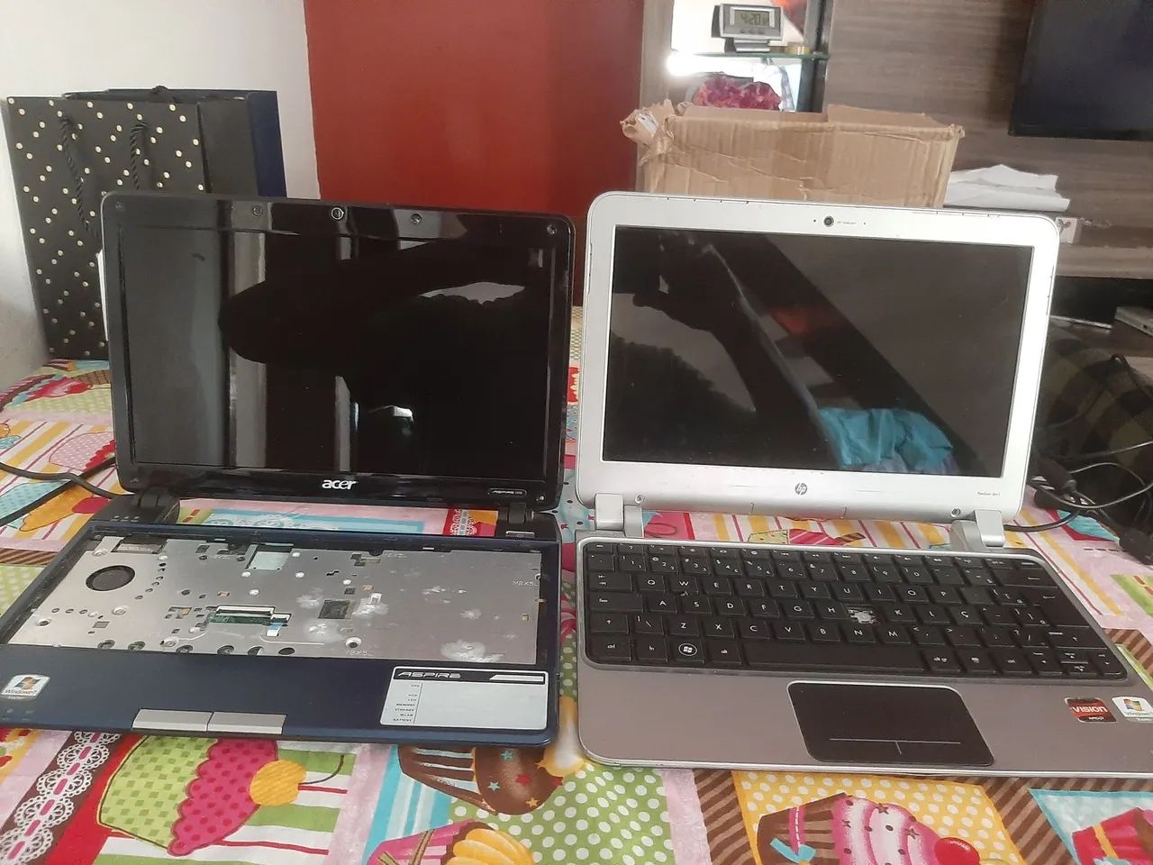 2 netbook para peças acer e hp 150,00 - Foto 3