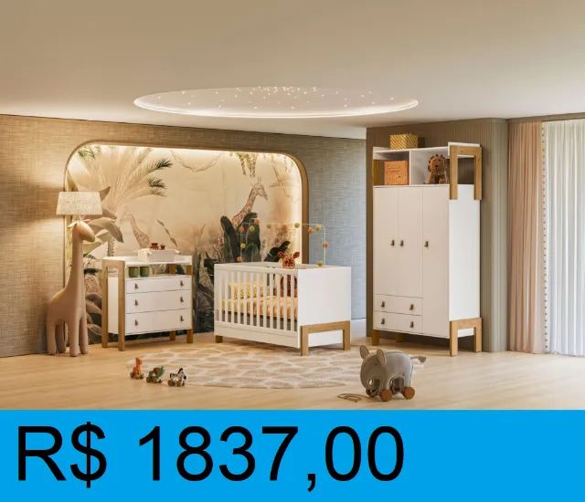 Quarto de bebe completo - Entrega e montagem GRATIS 