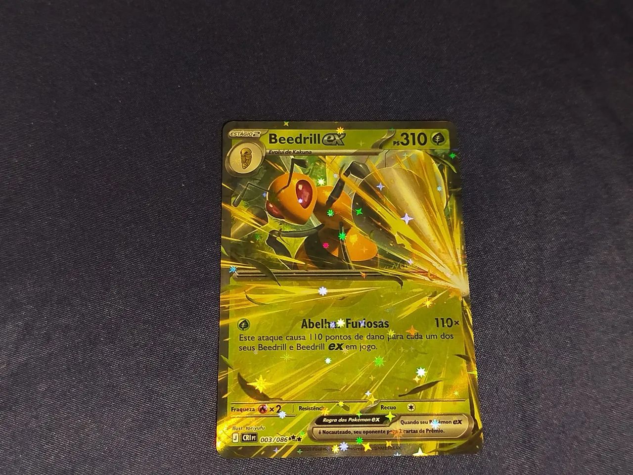 Pokémon Beedrill Ex Português  - Foto 2