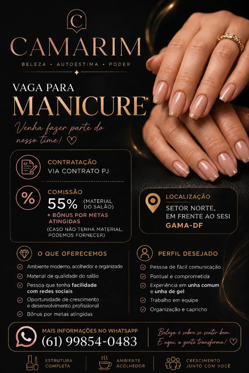 Vaga para manicure Gama-DF