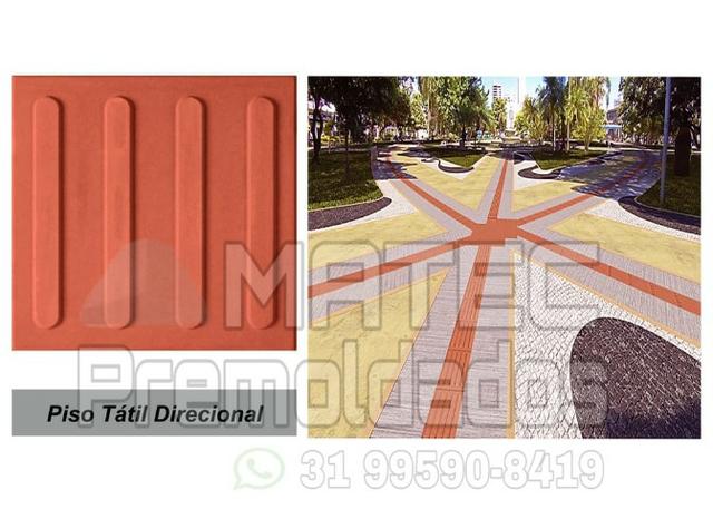Piso Tátil Alerta e Direcional, Piso para Deficiente Visual, Ladrilho - Foto 3