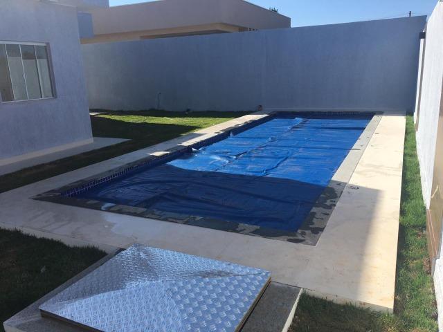 Samuel Pereira oferece: Casa 3 Suites Nova Moderna Pé Direito Duplo Piscina Churrasqueira - Foto 13