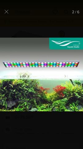 Luminária 50W 60cm Chihiros rgb - Foto 2