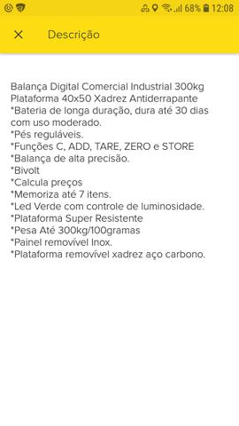 Promoção balanças plataforma para ate 300kg - Foto 3