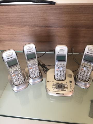 Telefones sem fio conj 4
