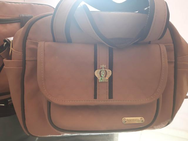 Kit bolsa maternidade feminina Rosê - Foto 2