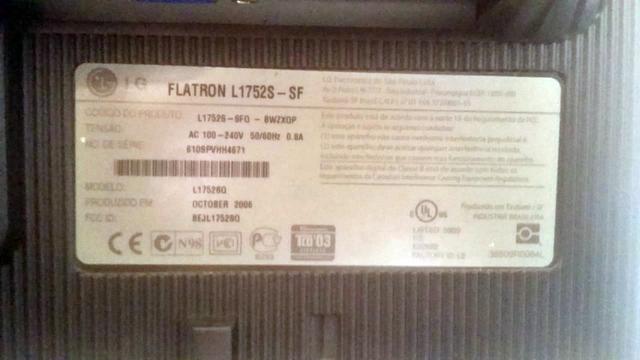 Monitor Lcd LG Flatron L1752S-SF 17" - Foto 4
