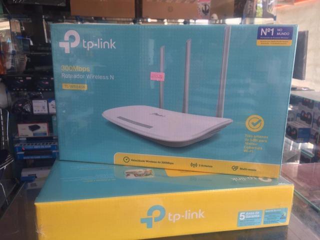 Roteador De Internet Wifi Tp-link 3 Antenas 300 Mbps