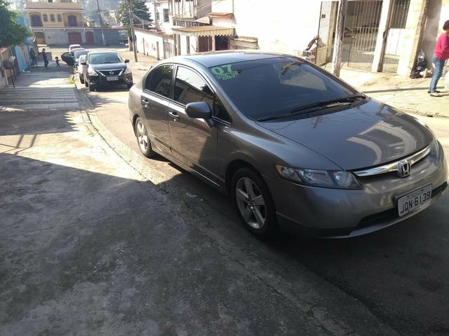 New Civic 2007 com couro e GNV - Foto 2