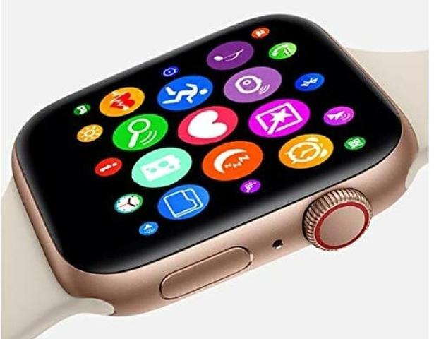 Relógio inteligente rose compatível para iPhone Samsung - Foto 3