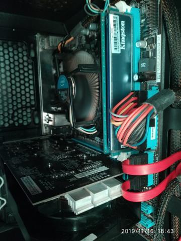 Kit gamer placa mãe placa de vídeo processador i5 8 gb memória ram