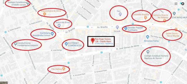 Terreno 780 m2 e sobrado 240m2 - Capão Raso - 1 quadra Av Brasilia - Foto 2