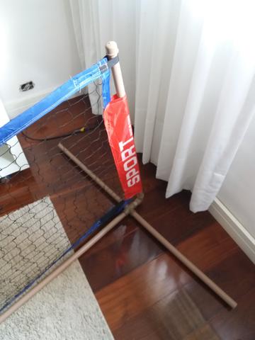 Kit para jogar tênis com rede, raquetes, é bolas - Foto 3