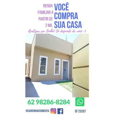 Casa 2/4 com Suíte, Próxima ao Anel Viário em Goiânia