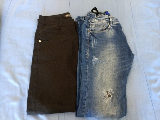 calça jeans masculina tamanho 16