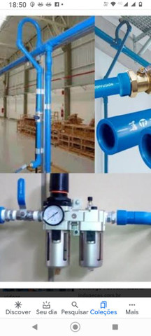 Rede de ar comprimido