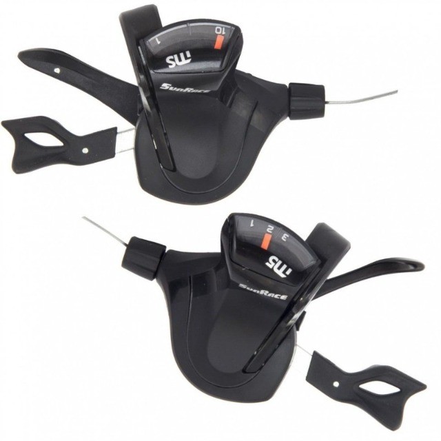 Passadores de Marchas Sunrace MS10 Shifter Rapidfire 2x10 3x10 20 ou 30v 2792 - Foto 2