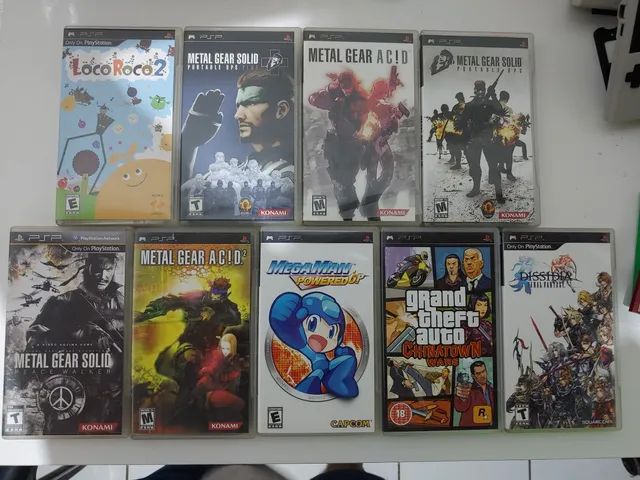 Vendas e trocas de Jogos da PSP