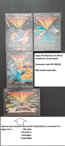 Philips - Odyssey - Cartucho - Fita - Jogo Didi na mina