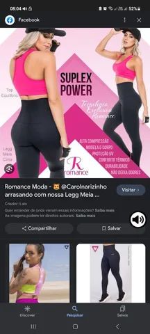 Legging Meia Cinta Power