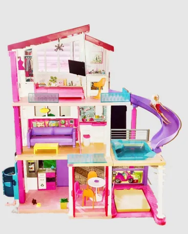 Casa Barbie Mega Mansão Com Elevador Casa Dos Sonhos - Mattel